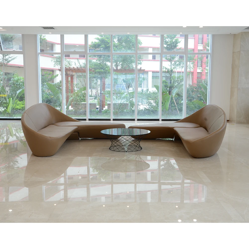 Прочный роскошный завод прямая продажа комплект офисных диванов из натуральной кожи комната переговоров зона ожидания/отдыха диван для отдыха на