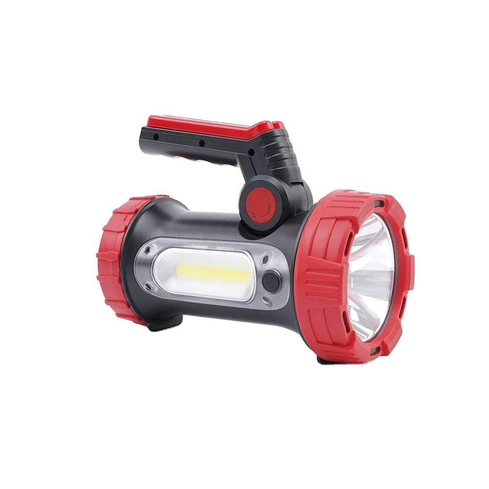 Outdoor Tent Emergency IPX67 Handheld Flashlight Spotlight Torch Camping Lantern Rechargeable Side Lights LED Searchlight