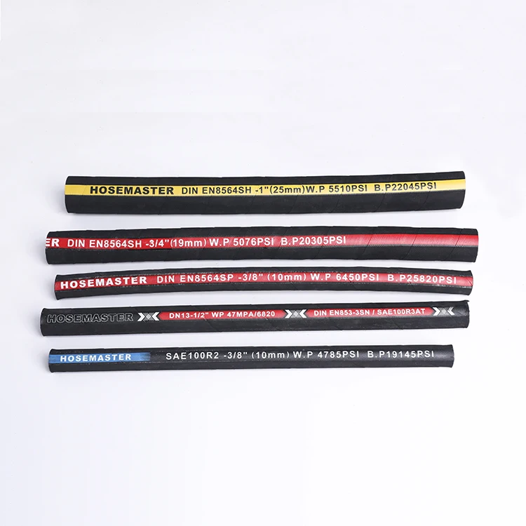 high pressure 304 steel wire spiraled rubber hose 4layer in very competitive price/good quality silicone rubber hose