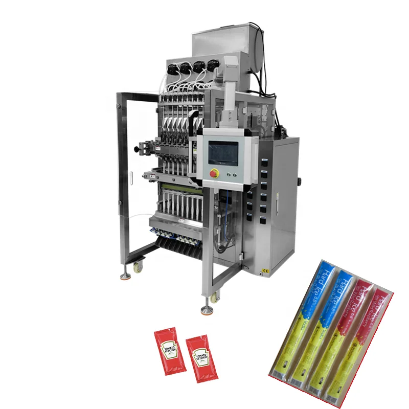 Automatic Multi-Lane Coffee Powder Protein Powder sugar salt tea bag stick sachet packing machine