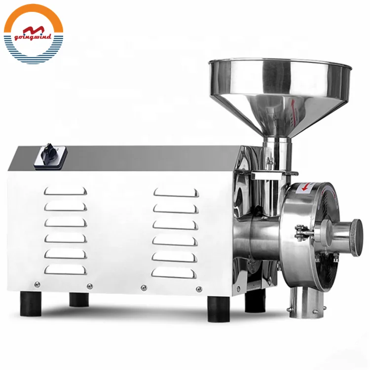 Automatic small cocoa bean powder making grinding machine electric cacao beans crusher grinder mill pulverizer price for sale