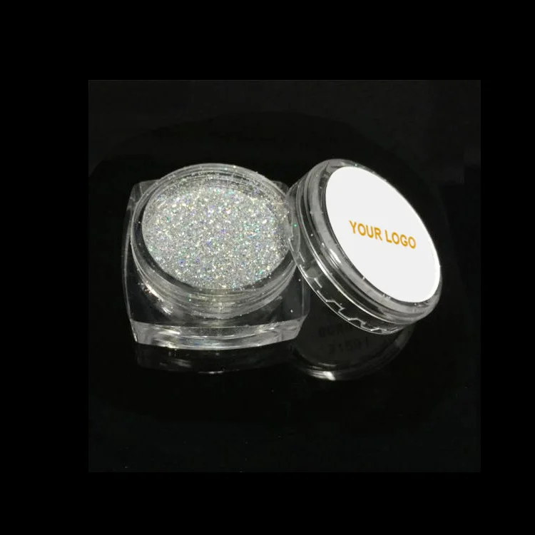 Glitter jars plastic private label holographic eye glitter design cosmetic glitter bulk for eye makeup