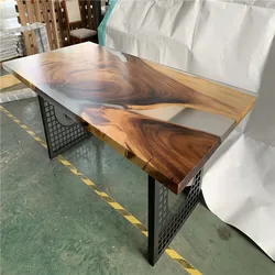 Dining Room Set Specific Use and Wood Material modern furniture solid wood resin dining table set with 8 chairs