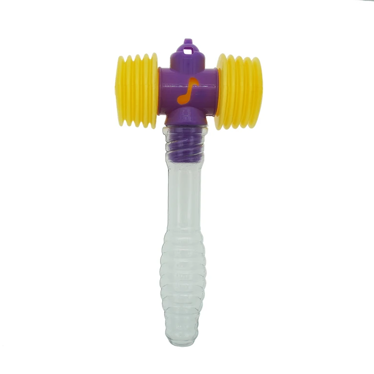 Hot Sell Plastic Double Hammer With Candy Tube For Candy Toys