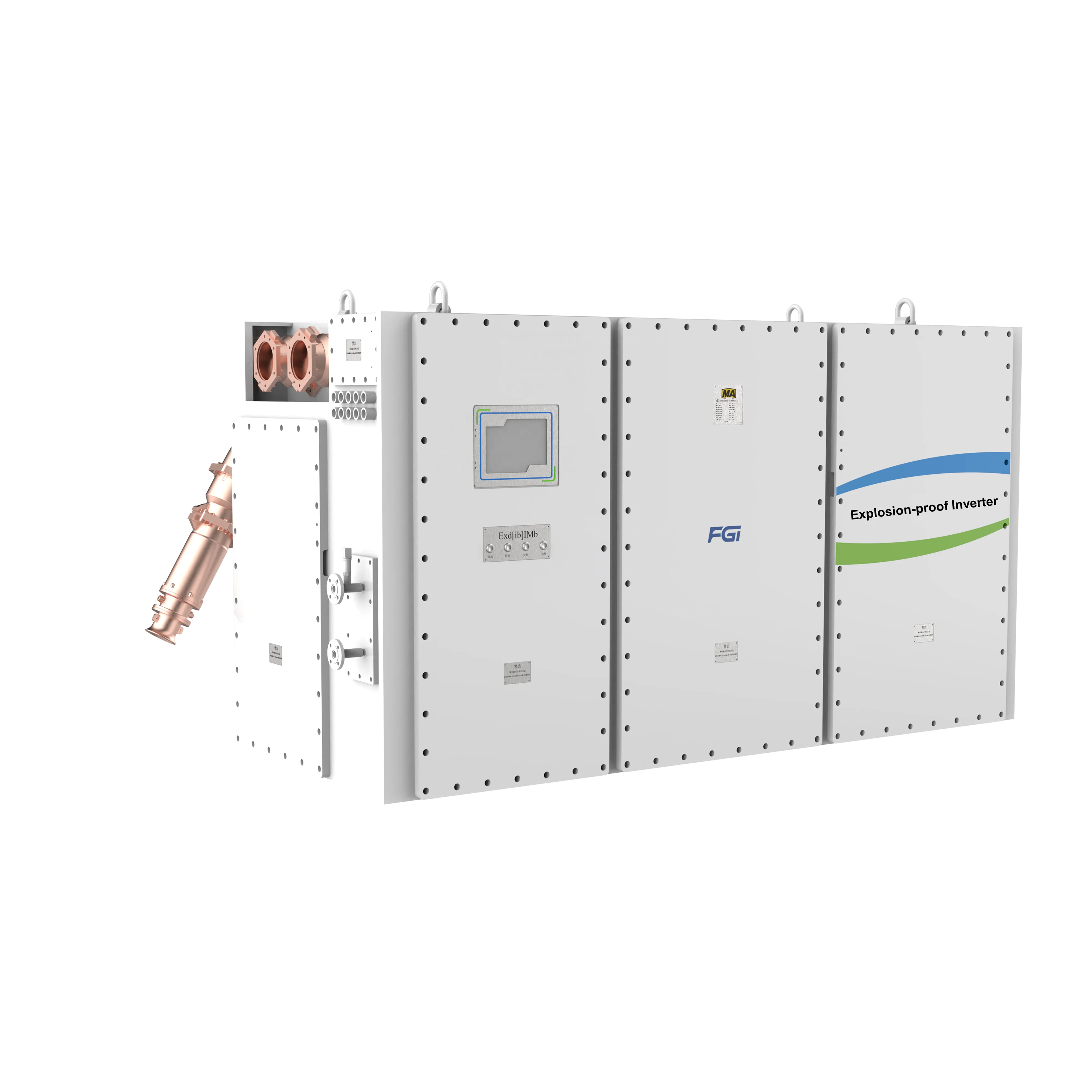 High Quality Customized Exd [ib] I Mb 110KW~6000KW 380V 6kV 10kV Variable Frequency Drivers Explosion Proof Inverter for motor