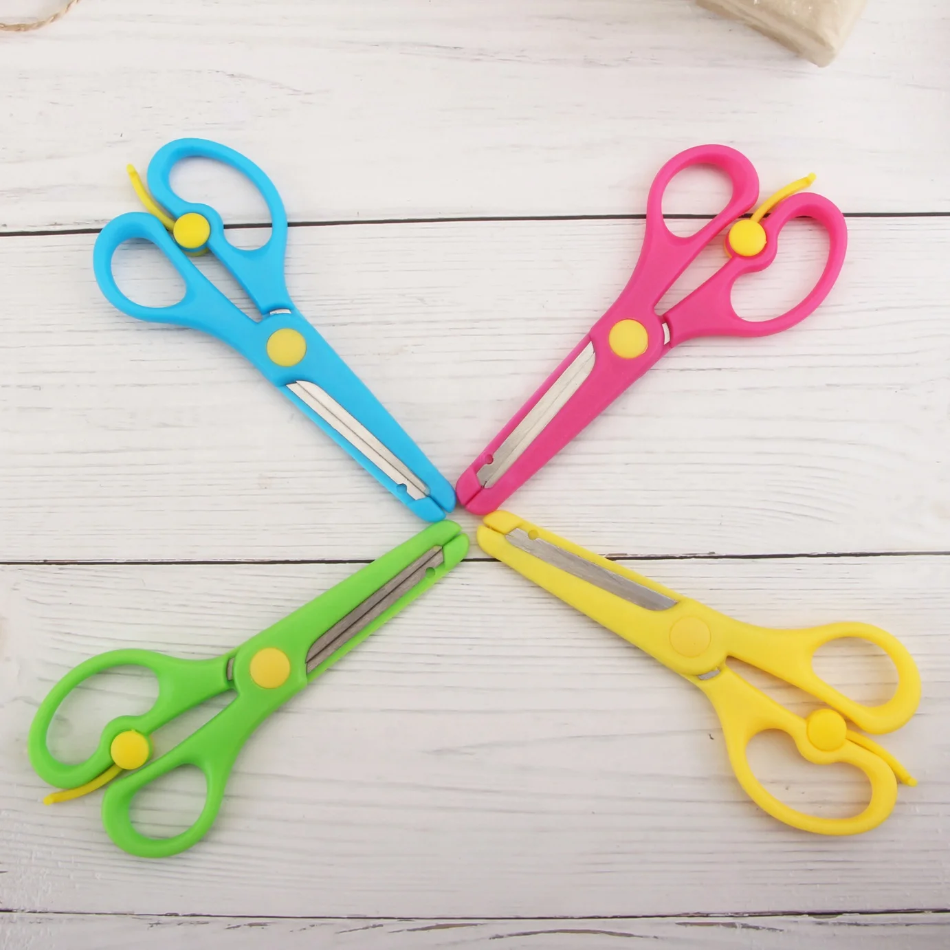 Child School Student Sewing Cheap Stainless Steel Embroidery Cutting Sewing Children Safety Student Scissors Safety