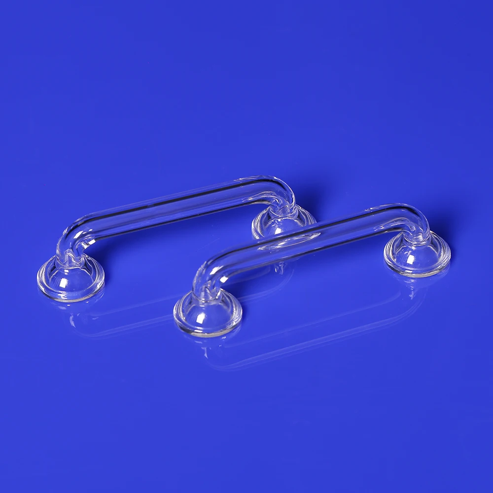 Customized Consumable Quartz Glass Bridge Fittings Ball Head Other Quartz Products Processing