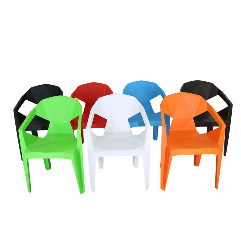 Italian Cheap price hot sale Stackable Plastic Chair Dining Armchair Outdoor Chair