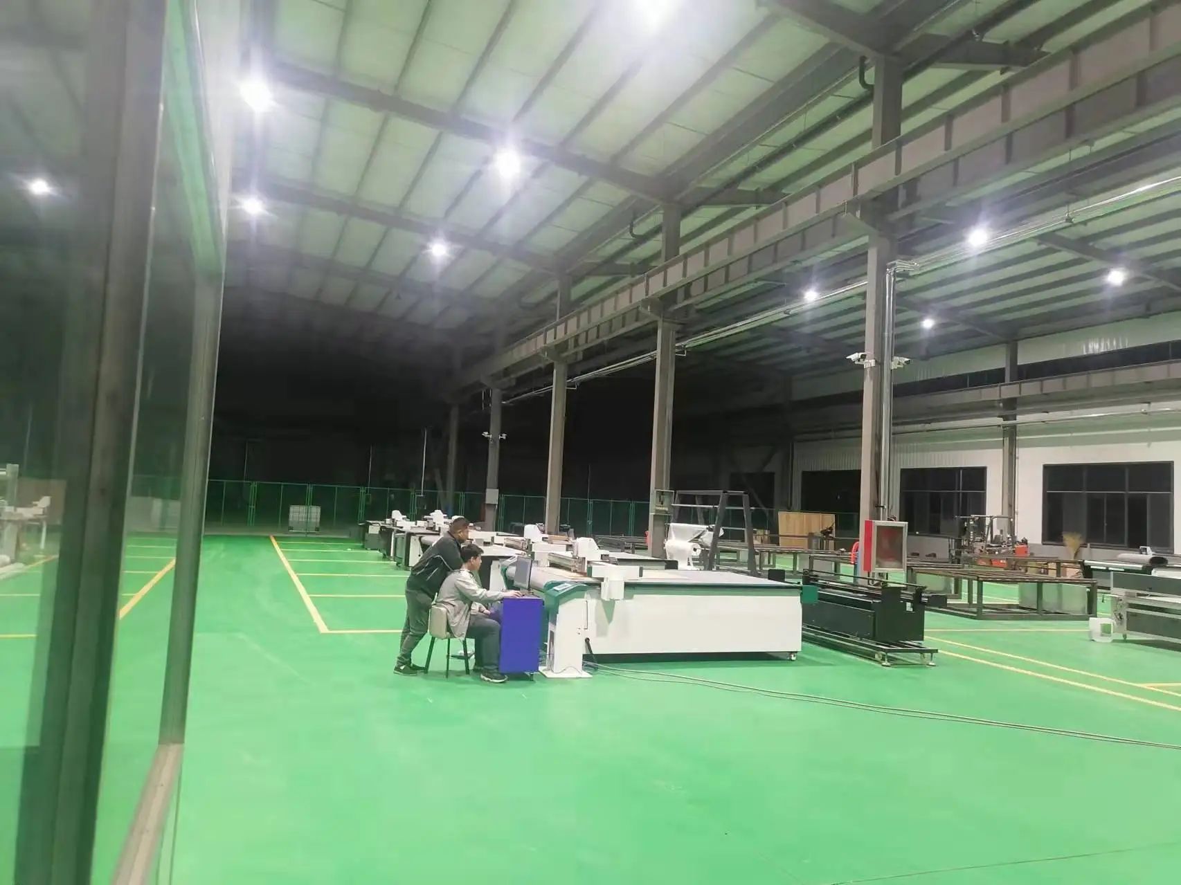 Vibration Knife stapler for carton box cutter kraft paper carton box cutting machine small carton box making machine with CE