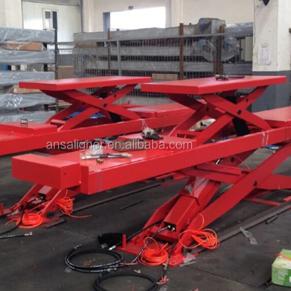 3.5 ton hydraulic garage car elevator for wheel alignment