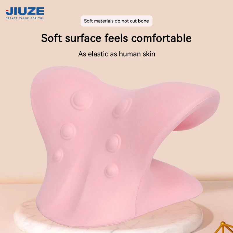 EVA Cervical Vertebra Massage Pillow And Neck Rehabilitation Tractor Muscle Relaxation Neck Massage Pillow