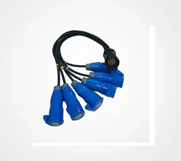 break out socapex cable for power cord IEC AC power cord