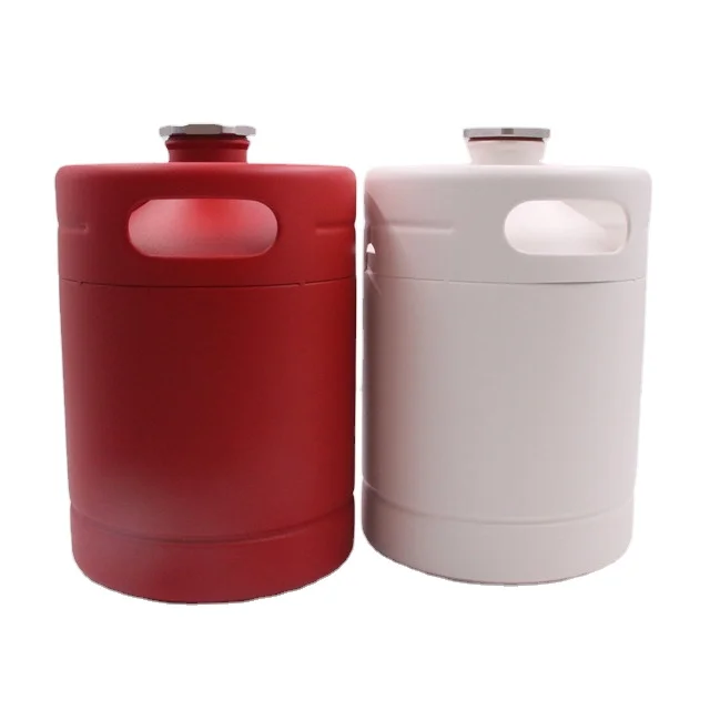 strong and durable stainless steel 2l Draft beer mini keg shape growler