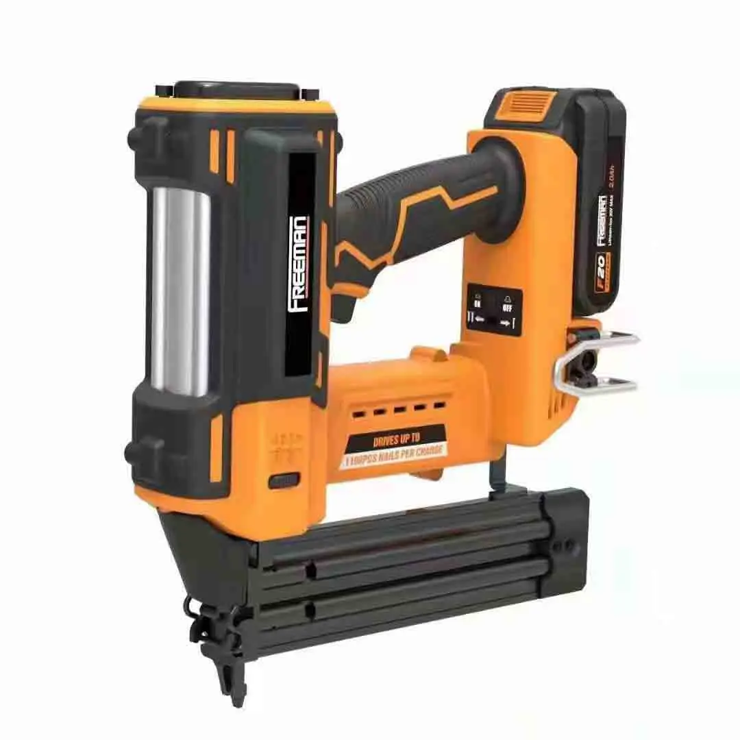 Электрический гвоздезабивной пистолет F30 F50 2 в 1, насадка на литиевую батарею, степлер для ногтей, 20 в, 2 Ач, с 1 зарядным устройством и 1 набором батарей