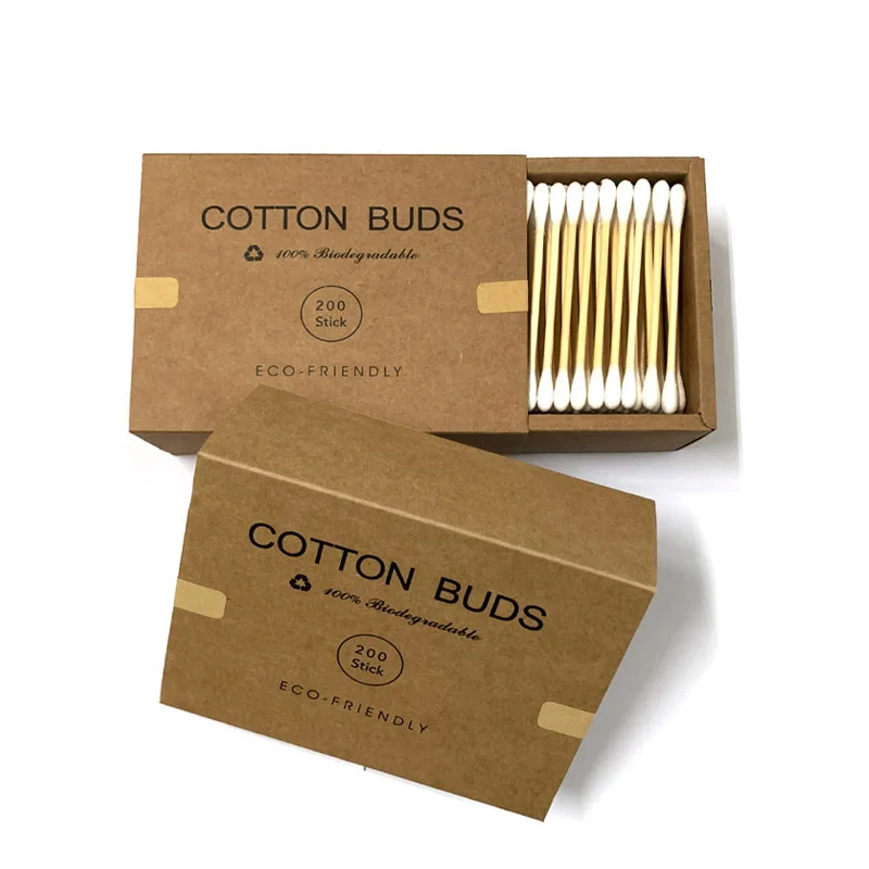 Бамбуковые палочки, ватные палочки 200 штук в ящике