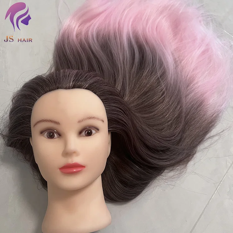 Professional college doll head Hairdressing Training Head Styling Teaching Mannequin Dummy Doll with Long Hair