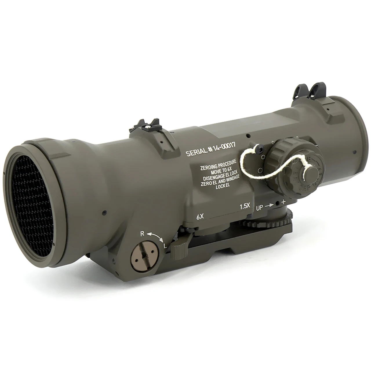 SPECPRECISION TAN Kill Flash For DR 1.5-6X Optics Scope Customized Killflash