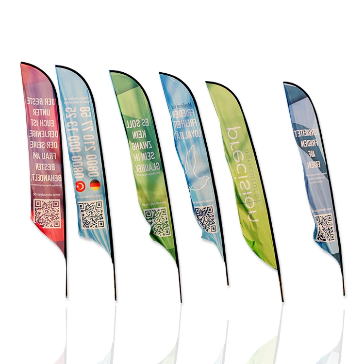 
Factory Price Wholesale Custom Beach Flag Banner 