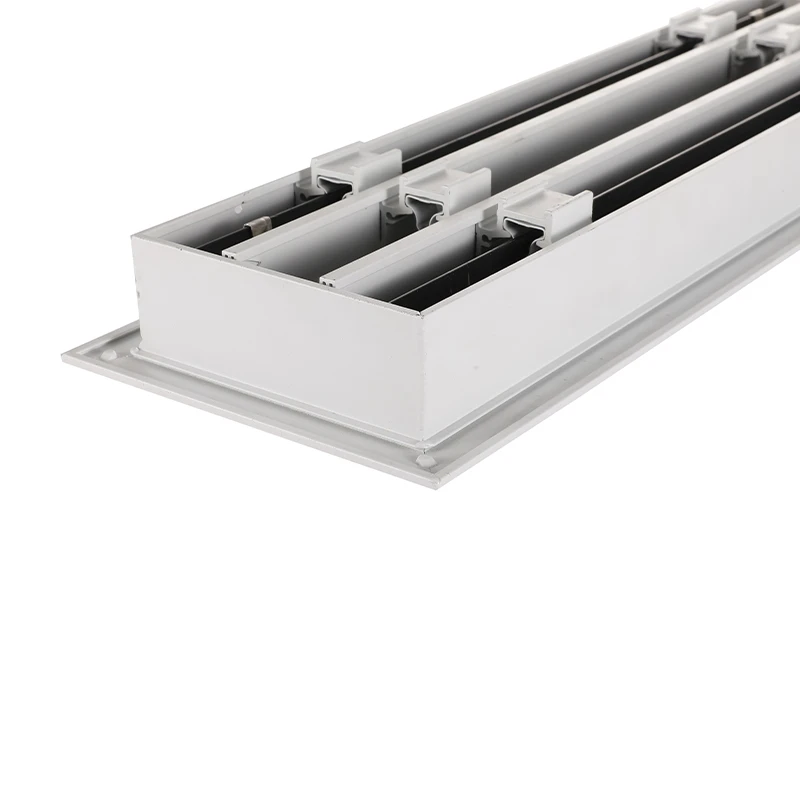 Aluminium Square Ceiling Linear Slot Air Diffuser Grille