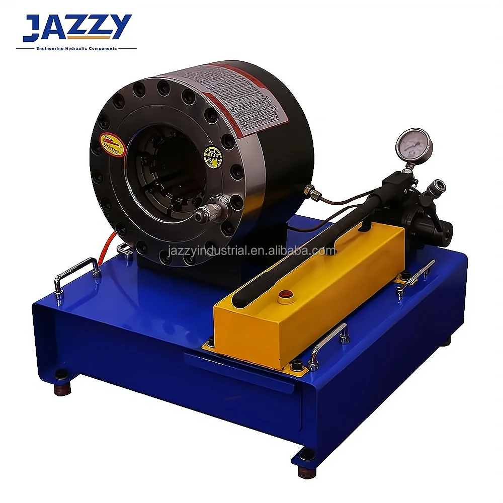 JAZZY Portable Manual Hydraulic Rubber Hose Crimping Machine P16 Small Mini Portable Hose Crimping Machine