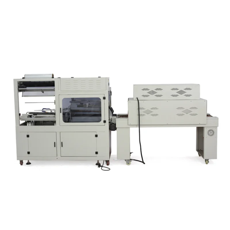 Automatic L Bar Sealer Side Sealing for box sealer with shrink tunnel heat wrapping machine cans