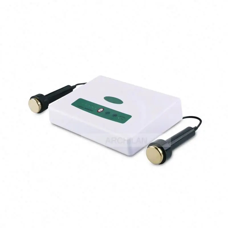 Home use face lifting beauty system 2 handles ultrasonic personal care device