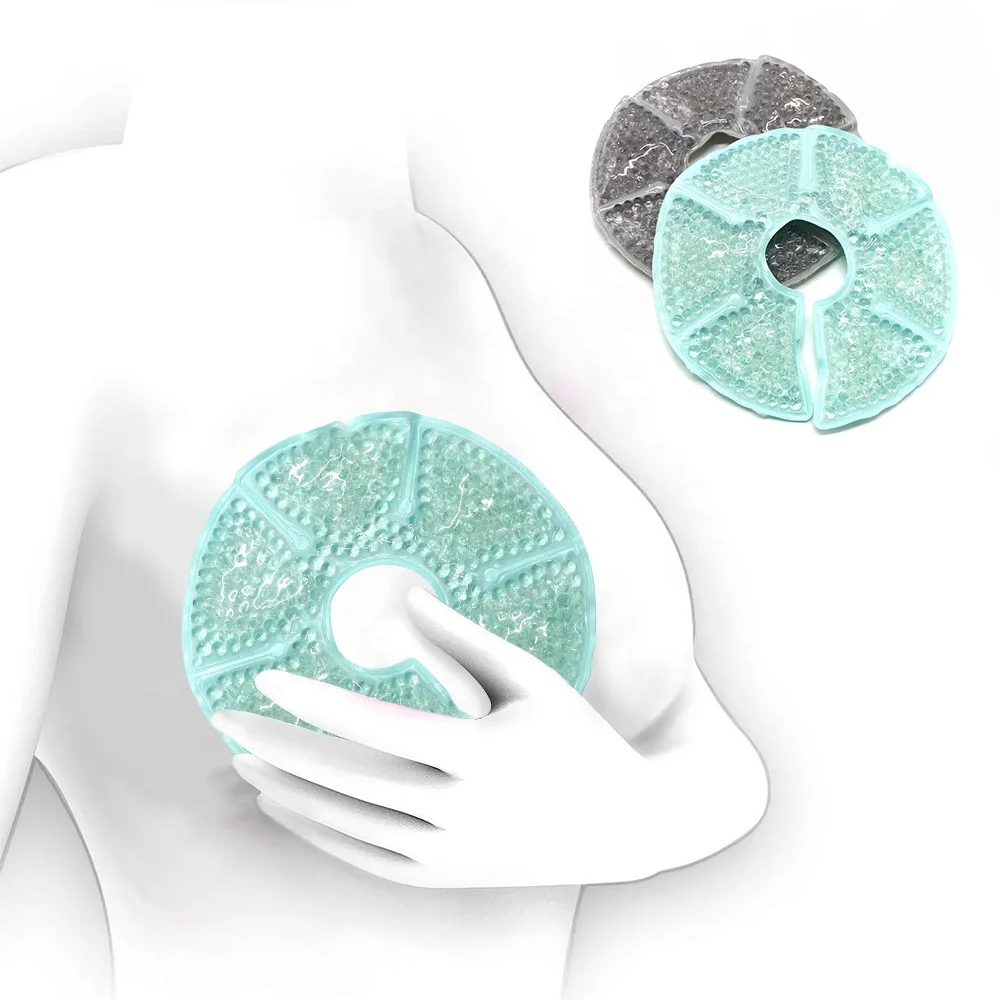 Medical Massage Ice Pack Gel Beads Pad Relieve Pain Reusable Pregnant Breast Hot Cold Pack