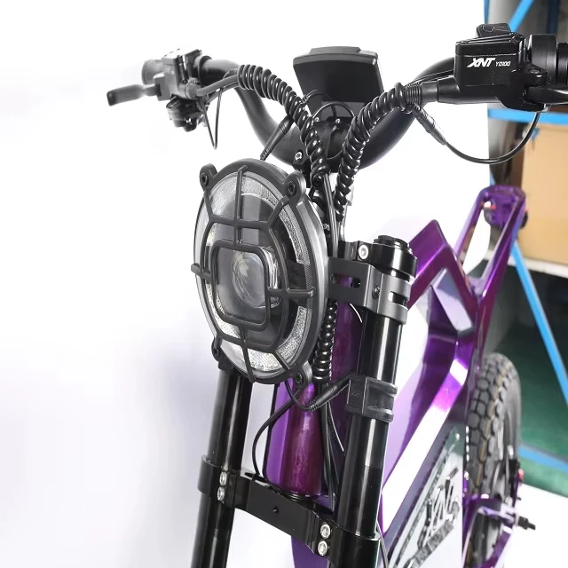 Electric Pocket Bike Carbon Fiber Mountain Bikes Moto Fast Speed Fat Tire Mini Ebike Motorcycle