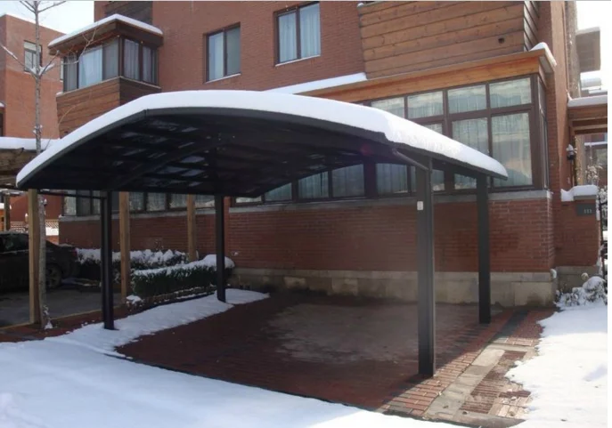 Aluminium Sunshading Carport for Park High Grade Easy DIY Elegant Aluminium/Solid PC Home Car port