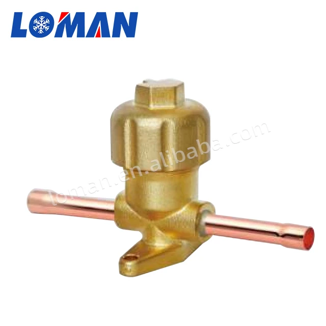 LOMAN R744 CO2 compressor refrigeration service stop valve