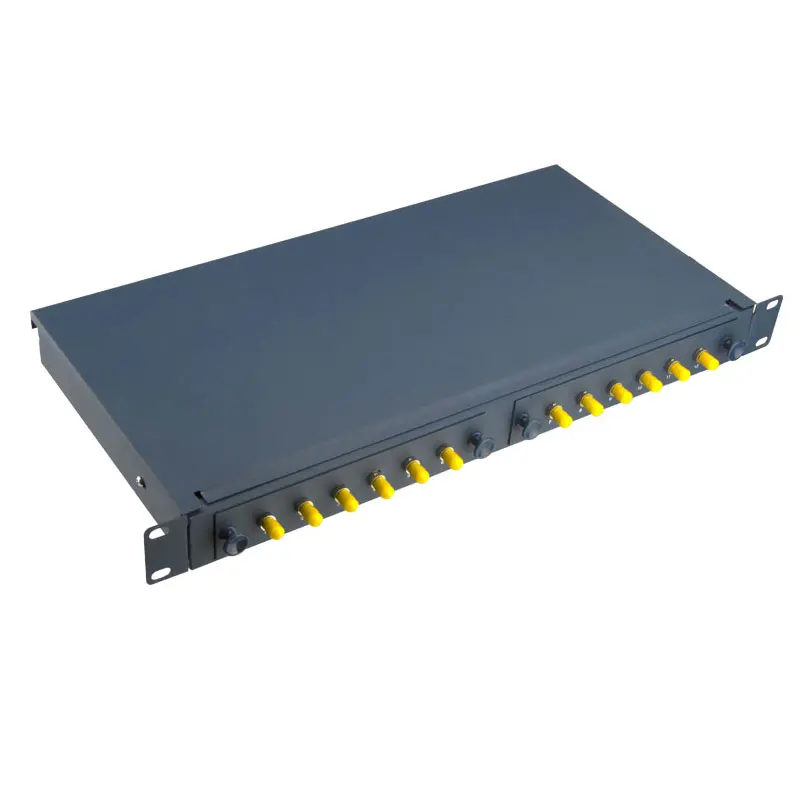 Тип монтажа в стойку полностью оборудованный ST 12 Порт волоконно-оптическая патч-панель