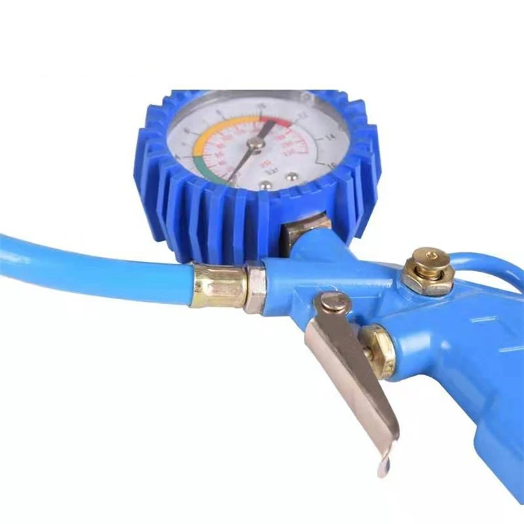 
Heavy duty air tire pressure gauge tire inflator gun for car truck tyre 