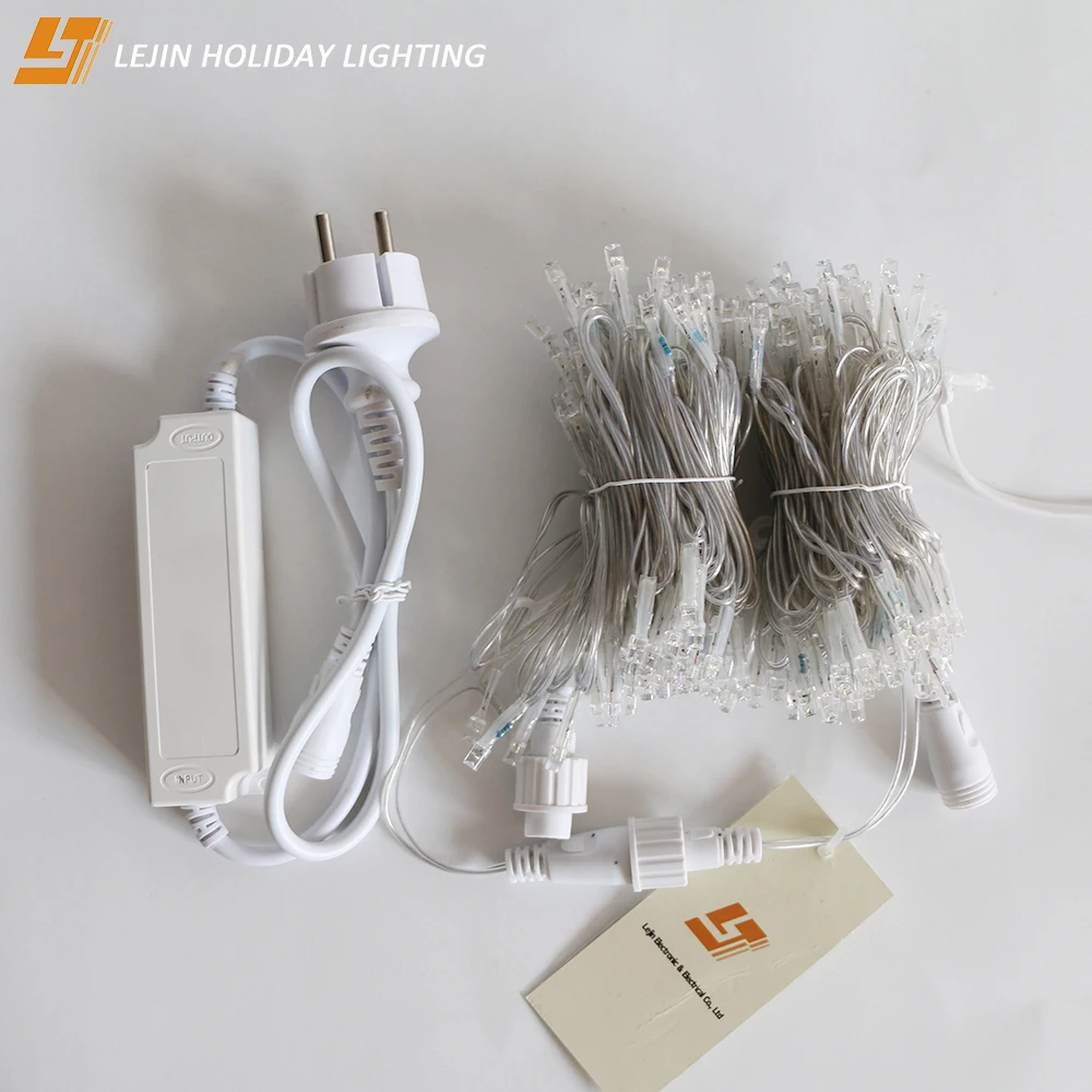 Outdoor two-color waterproof led string lights for garden decoration