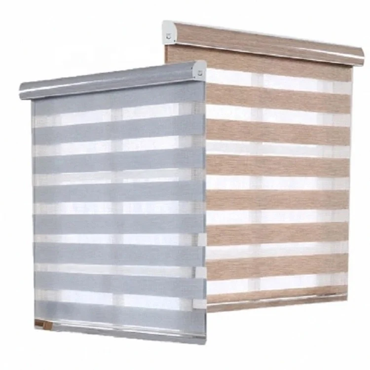 QINGYING Factory Customized Zebra Blinds Day Night Double Roller Curtains