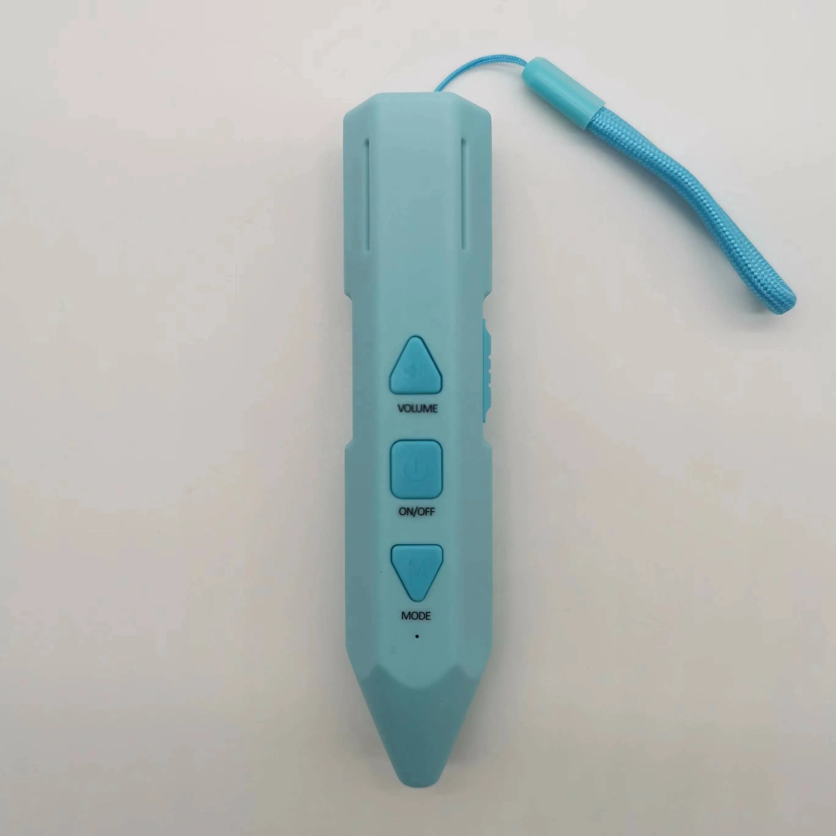 Pencil shape kids educational toy talking pen with recording DIY stickers audio sound music playing language learning machine