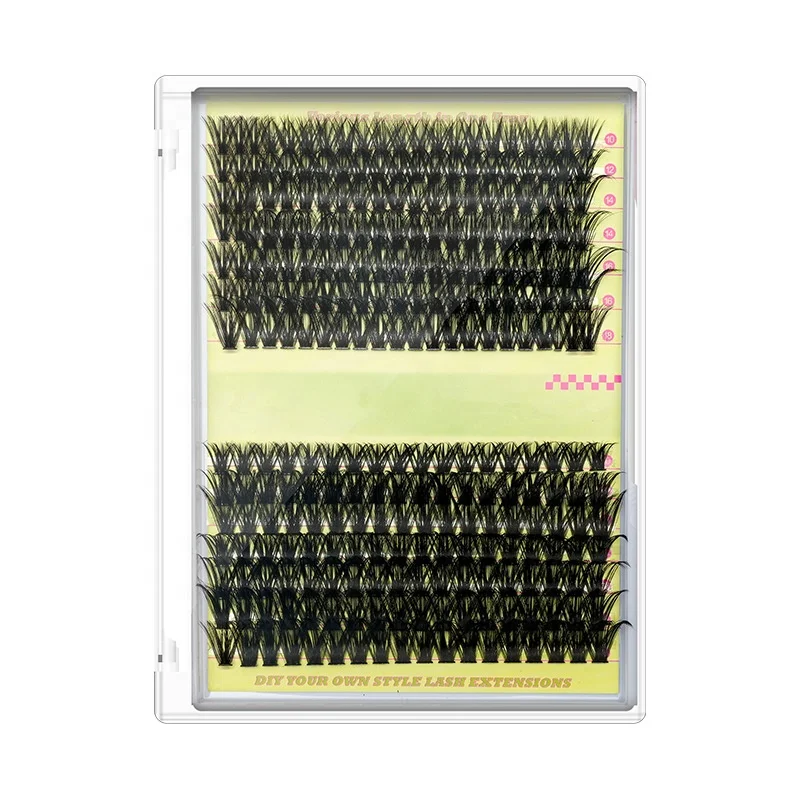 Joinshine Pre Glue Segment Cluster Lashes Vendor Beginner Diy Wispy Spiked Press on Eye Lash False Individual