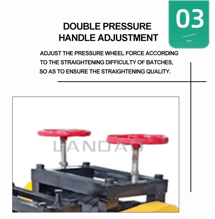 China Waste Round Bar Straightener Supply Scrap Bar Straightening Machine