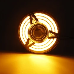 2022 New Led Headlight 7 Inch Hi-Lo Beam Compatible for Jeep Wrangler 1997-2016 Motorcycle Lada Niva Offroad 4x4