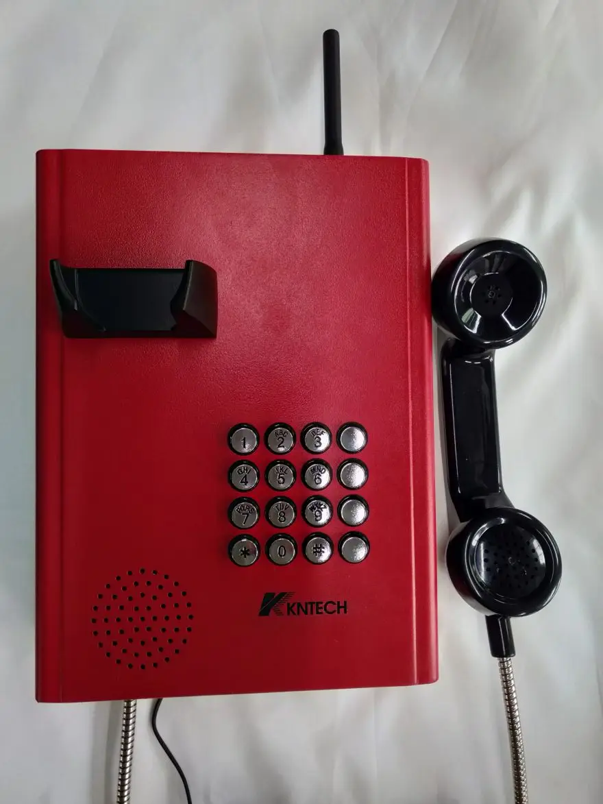 KNZD-27 GSM WaterProof Telephone Intercom System Industrial Handset Phone Wall Mount Trackside Bank Telephone 2G 3G 4G