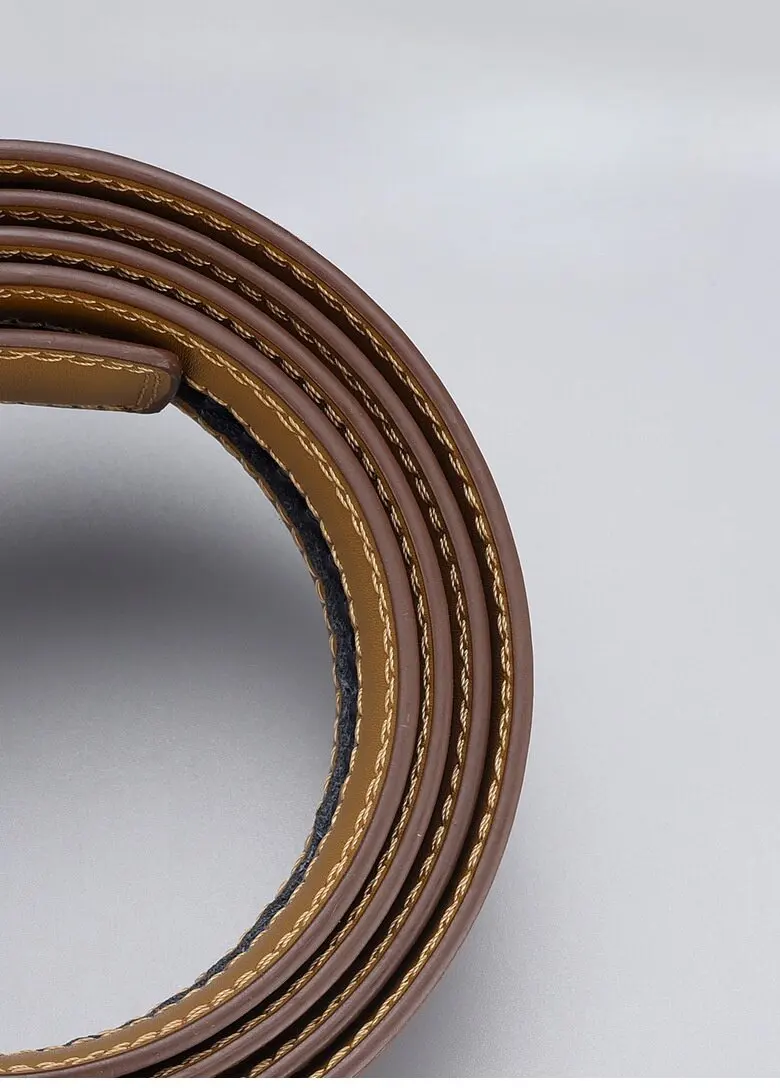 New Arrival Luxury Designer Cowhide Leather Slide Ratchet Waist Belts Genuine Leather Men Belt with Automatic Click Buckle