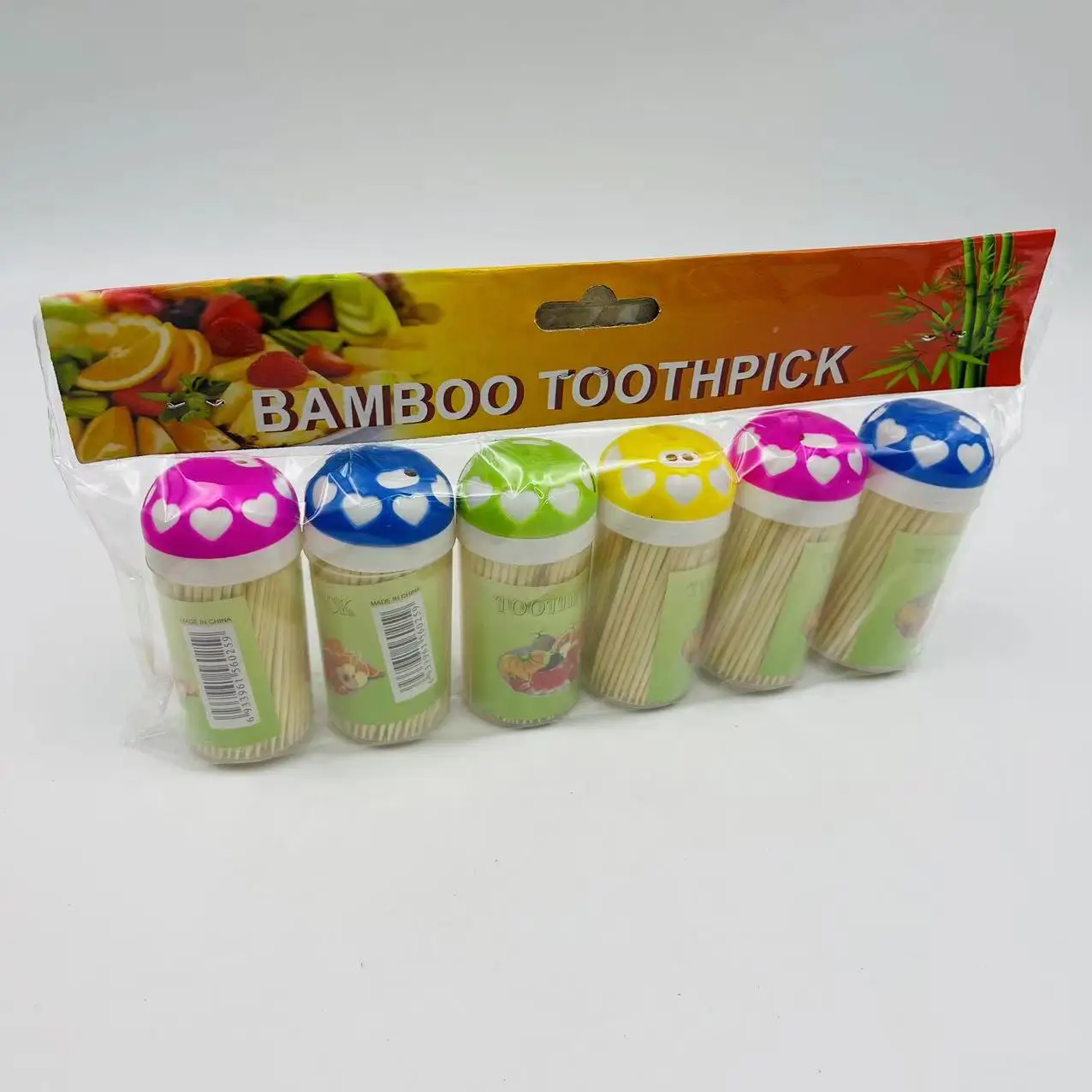 Factory Sale Various Natural Color A Grade Wooden Dental Toothpicks Bamboo Toothpicks
