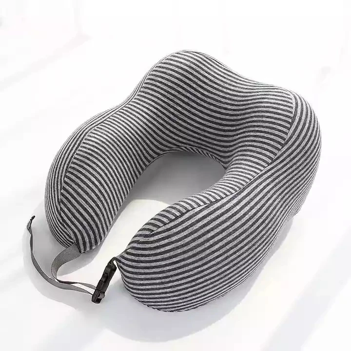 Hot Sale Office Nap Sleep Cushion Custom Design U Shape Neck Rest Memory Foam Travel Soft Neck Pillow For Plane