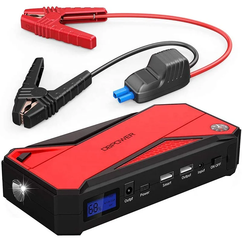 DBPOWER 800A пик 18000 Мах компактный литий Power Bank автомобильное пусковое устройство батарея