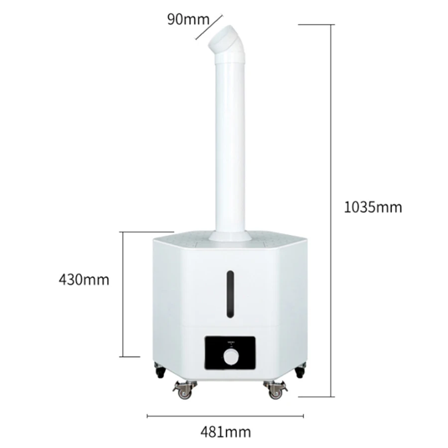 22L Large Capacity Sprayer Atomization Agriculture Commercial Industrial Ultrasonic Fogging Machine Air Cool Mist Humidifier