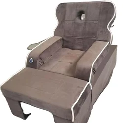 Popular brown facial chair beauty salon massage bed beauty comfortable spa facial bed