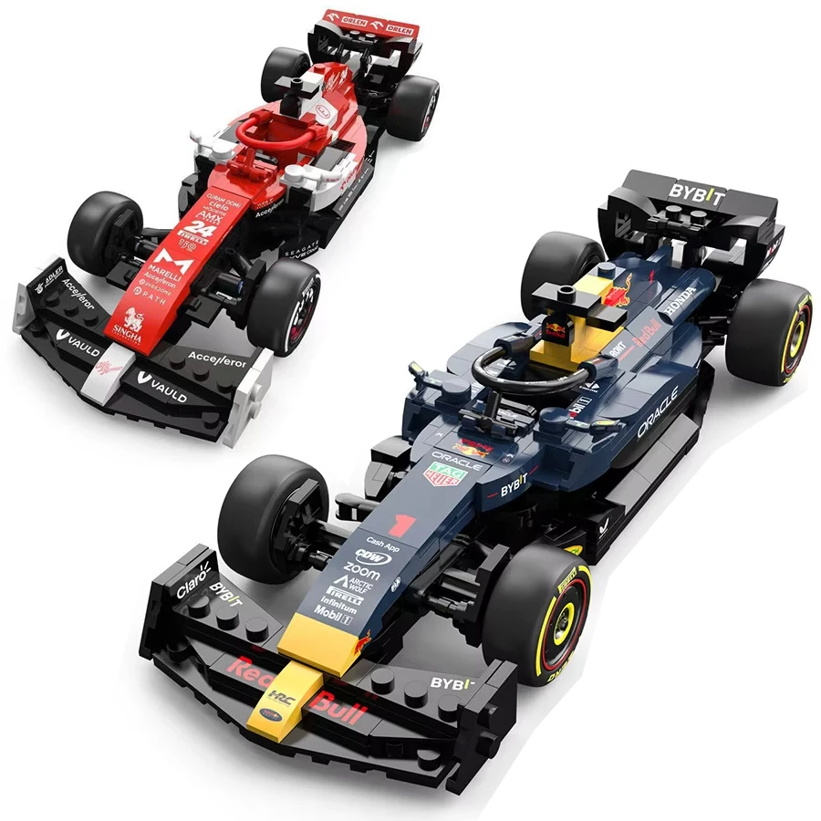 Новый автомобильный конструктор 1: 24 Ф1 Alfa Remeo RC модель автомобиля Набор конструкторов для сборки Кирпич Игрушки мальчиков подарочные наборы