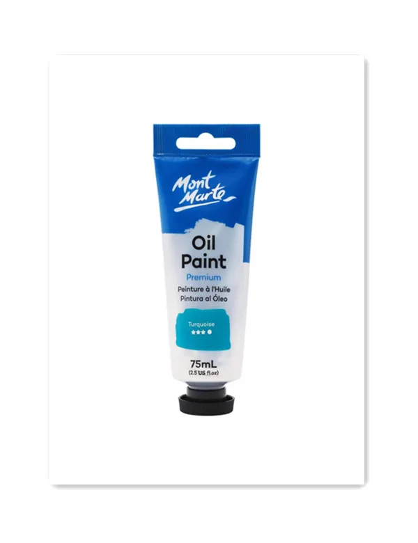 Mont Marte Oil Paint 75ml -  Turquoise artist paint