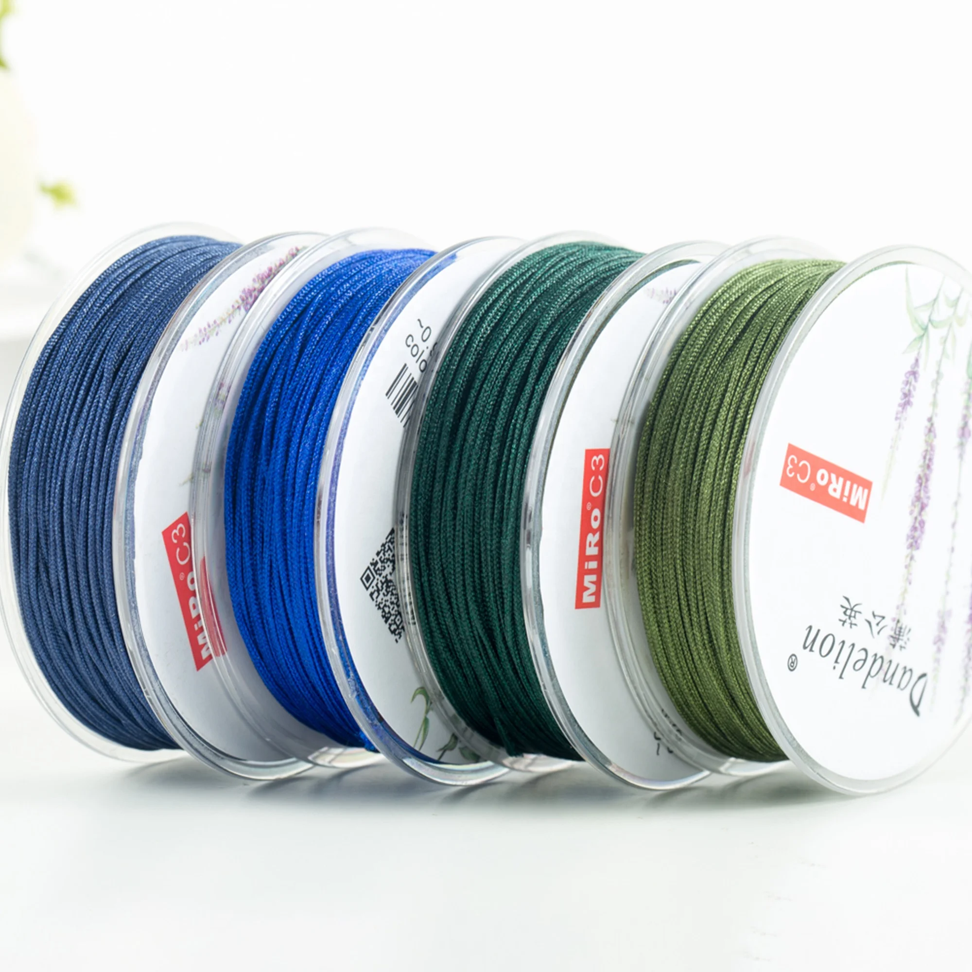 Dandelion C3 0.9mm Jewelry Cord Nylon Cord Jewelry Accessories Bracelet and Necklace Material 21 Colors
