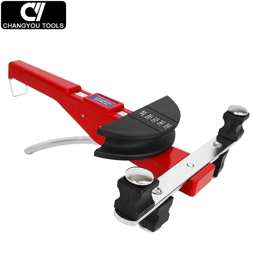 CT-999 6-22mm Hand Bender Tool Set HVAC Refrigeration Copper Pipe Bending Tools 90 Degree Tube Bender Kit