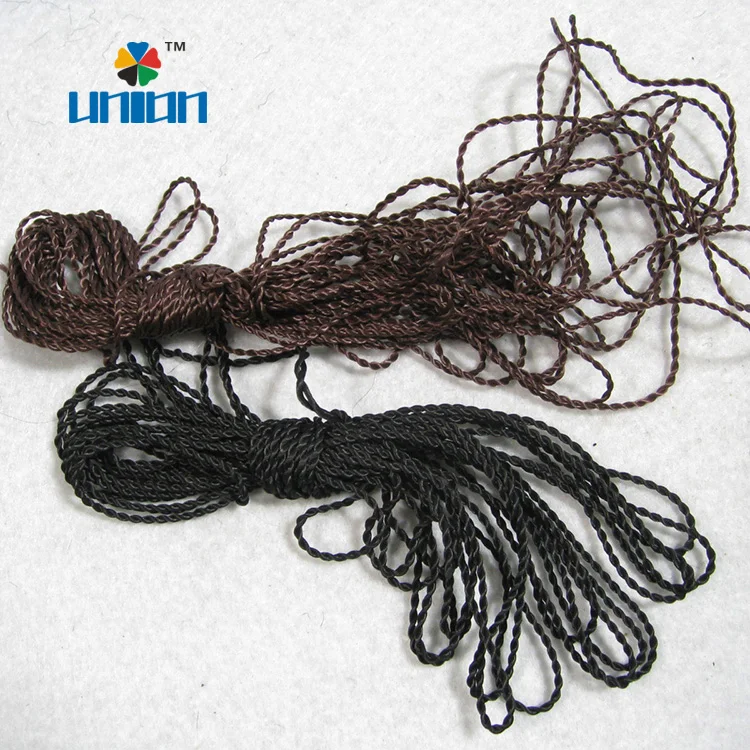 Wholesale 2mm 3mm Thin Black Twisted PP Cord String for Bracelet